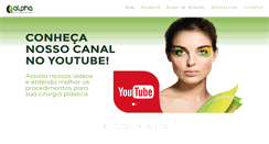 Desktop Screenshot of clinicaalpha.com.br